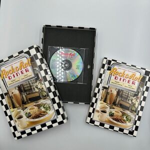 Rock & Roll Diner O'Connor 1996 Boxed Set Book & CD Menus Music Vol X Very Good